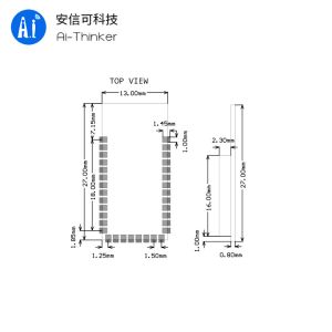 Ai-Thinker AB1611 Bluetooth IC Chip AB-02 Audio Bluetooth Module BT 5.0 Mesh