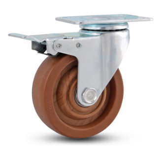 Quality 75mm Locking Wheels High Temp Caster Wheels Phenolic Caster for sale