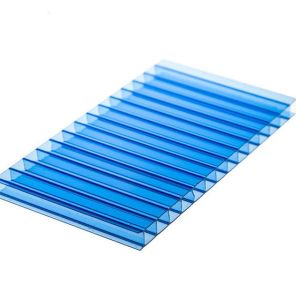 Buy cheap 6mm to 10mm Blue Polycarbonate Sheet with Multi-Wall Structure for UV Protection and Diffused and Pleasant Ambient Illumination from wholesalers