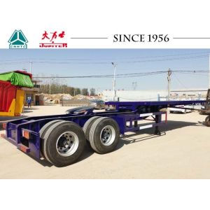 Buy cheap 20FT / 40FT 2 Axle Interlink Flatbed Trailer Side Wall Trailer from wholesalers