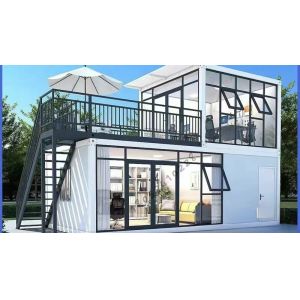Modern Design Folding Prefabricated Office Container House with Aluminum Window