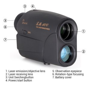 7X Golf/Hunting Rangefinder, 600m,1000m,1200m, Rangefinder manufacturer