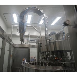 High-speed Bottle Cap Washer For 60,000 BPH Bottled Water Production Lines