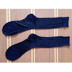 Buy cheap Hot Selling Fabulous Thin Sheer Ribbed Nylon Socks In Silky Smooth Feeling from wholesalers