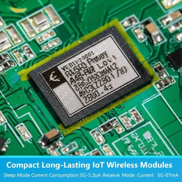 China Compact and Long-Lasting IoT Wireless Modules Sleep Mode Current Consumption 5G-5.2uA Receive Mode Current 5G-87mA on sale China Compact and Long-Lasting IoT Wireless Modules Sleep Mode Current Consumption 5G-5.2uA Receive Mode Current 5G-87mA on sale