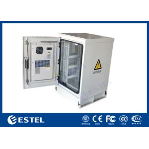 Buy cheap IP65 16U Galvanized Steel Outdoor Equipment Cabinet Air Conditioner With Screen from wholesalers