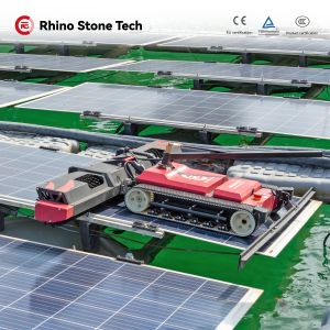 Buy cheap Crawler Rubber Tracke Solar Panel Cleaning Robot for Commercial & Industrial Solar Farm from wholesalers
