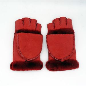 Buy cheap Touch screen multifunctional sheep skins mitten leather mittens with fingers from wholesalers