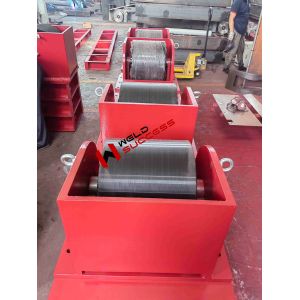 Buy cheap Bolt Adjustment Conventional Tank Turning Rolls with Double Motor , 60 Ton Tank Turning Rolls from wholesalers