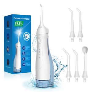 Buy cheap Cordless Rechargeable Handheld Dental Water Flosser with Large Tank and 5 Nozzle Tips from wholesalers