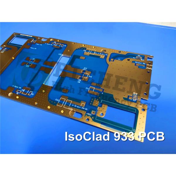 Buy cheap RF PCB on IsoClad 933 15mil laminates Immersion Gold Circuits from wholesalers