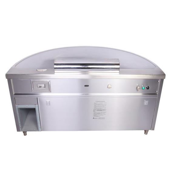 Buy cheap Hotel Teppanyaki Grill Table with Induction wok Burner Semi-circle Shape from wholesalers