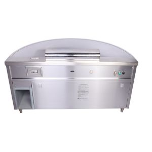 Buy cheap Hotel Teppanyaki Grill Table with Induction wok Burner Semi-circle Shape from wholesalers