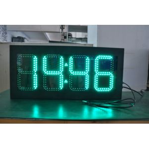 Buy cheap Adjustable Brightness Control 12 Inch 8 Inch Outdoor LED Time And Temp Sign from wholesalers