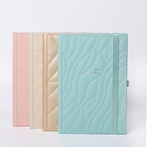 Buy cheap Custom Hard Cover Pu Notebook Spiral A5 Size Silk Cotton Journal Notebook Planner for Promotion from wholesalers