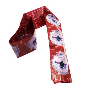 Buy cheap Custom Plastic Sausage Casings Many Colours Printing from wholesalers