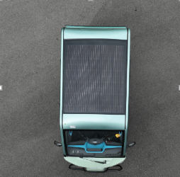 Buy cheap Electric passenger tricycle with solar panels battery 60V50AH lithium battery motor 60V 1200W from wholesalers