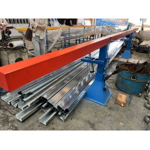 Buy cheap Width Adjustable 30m/min C U Profile Roll Forming Machine With 7.5kw Motor Hydraulic Cutting from wholesalers