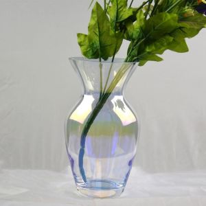 Buy cheap Customize Irridescent Decorative Glass Vase For Home from wholesalers