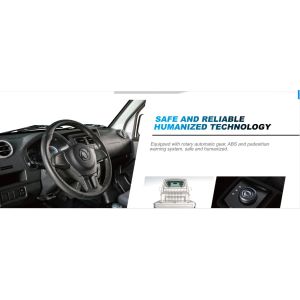 China Brand Electric Mini Truck with Van Ruichi Ek01s Loading Capacity 720kg