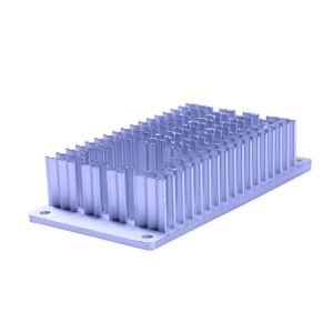 Buy cheap CNC Machining Extruded Heat Sink Profiles Improved Cooling Surface from wholesalers