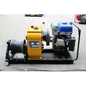 China 4.5KW 5 Ton Belt Drive Cable Winch Puller on sale