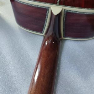 Buy cheap Custom Martin style OM body solid santo back side acoustic guitar 40 inch from wholesalers