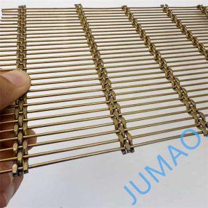 1.5mm Architectural Decorative Wire Mesh Panels Wall Covering