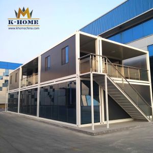 Buy cheap 40ft Modular Flat Pack Container Office Prefab Luxury Container House from wholesalers