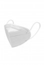 Soft KN95 Disposable Masks / Harmful Dust Virus Protection Disposable White Face