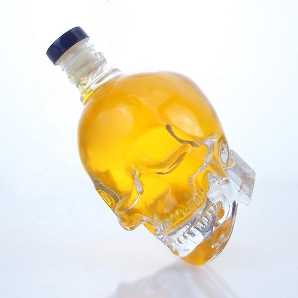 Other Beverage Popular Shaped Transparent 700ml 750ml Bottle for Whisky Rum Gin Brandy