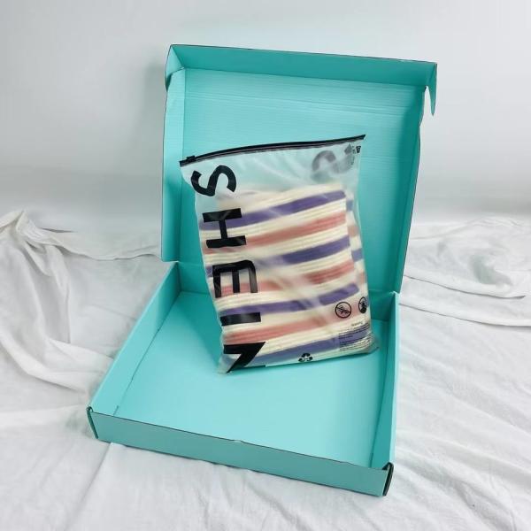 Quality Custom Matte Print Pe Zipper Lock Poly Zipper Lock Frosted Plastic Packaging Bag For Clothes And Shoes for sale