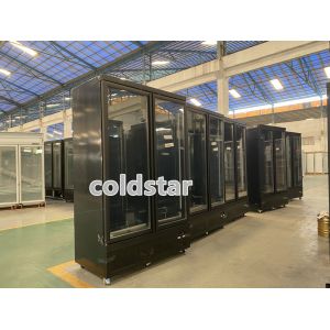 1/2 / 3 / 4 Doors Beverage Bottle Cooler Fridge Refrigerator For C Store