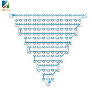 Buy cheap Ws2812 LED Matrix Panels Synchronization Control System With Wide Viewing from wholesalers