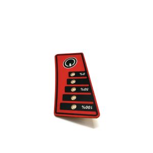 Buy cheap Polyester Embossing LED Membrane Switch 0.125mm Thickness With Glossy Finished Interface from wholesalers