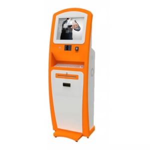 Automatic Ticket Vending Machine Cash Credit Card Reader Kiosk Machine For