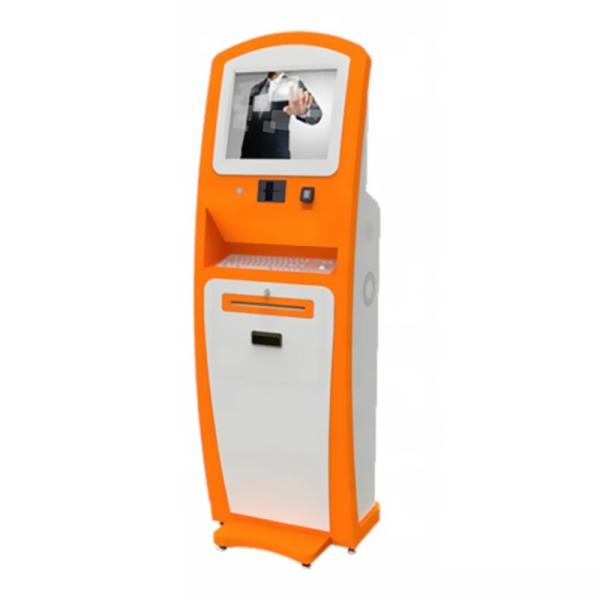 Automatic Ticket Vending Machine Cash Credit Card Reader Kiosk Machine For
