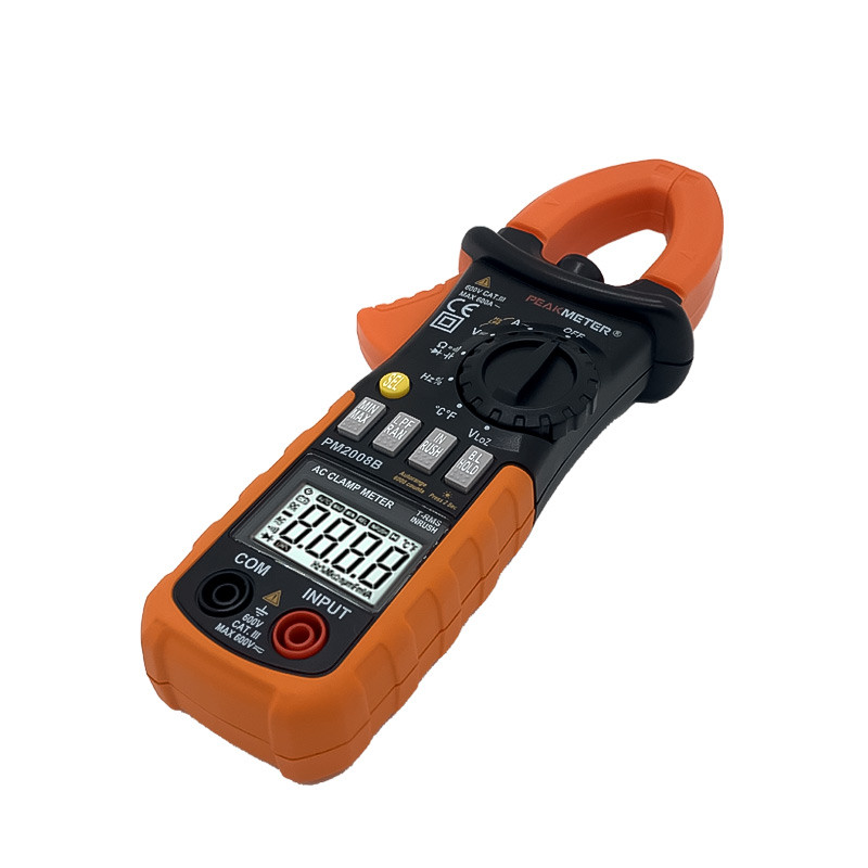 Buy cheap Auto and Manual Range Digital Clamp Meter T-RMS INRUSH Current meter MAX MIN values measurement from wholesalers