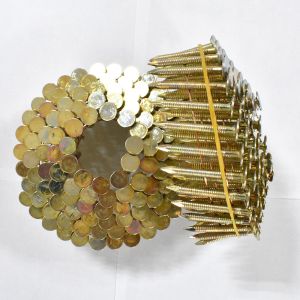 Buy cheap Q195 Steel Coil Roofing Nails Ring Shank Diamond Point High Precision from wholesalers