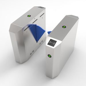 Buy cheap Pedestrian Flap Barrier Gate , Flap Barrier Security Turnstile Gate from wholesalers