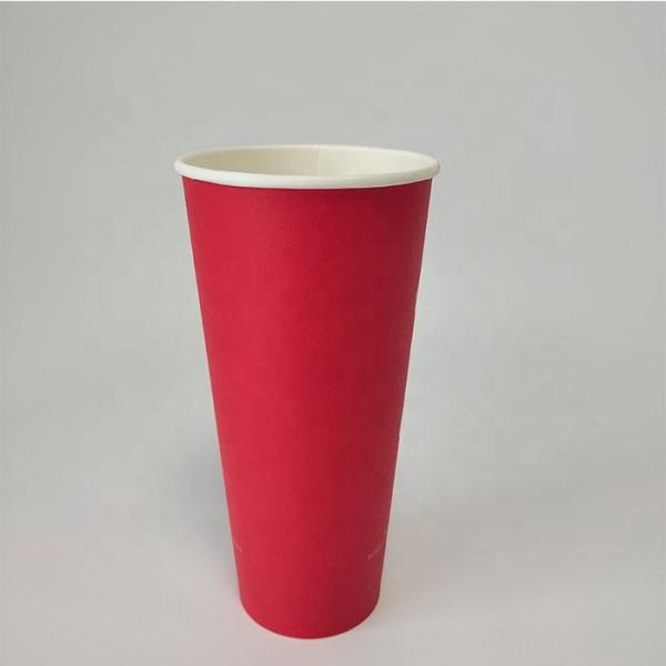 Quality Eco-friendly 32oz 970ml plastic-free coated single paper cup for sale