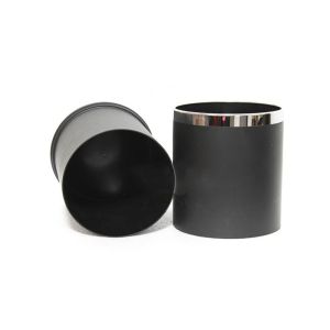 Buy cheap Black Hotel Bedroom Double Layer Plastic Waste Dustbin from wholesalers