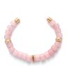 Buy cheap SS304 Handmade Beaded Bangles , Screwed Replaceable Rose Quartz Bead Bracelet from wholesalers