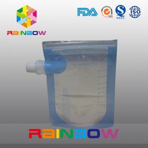 Buy cheap Transprent Side Gusset Pouch for Water / Beverage , Doypack With Zipper from wholesalers