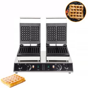 Buy cheap Commercial Square Belgian Waffle Bakers Machine with 4KW Power and Fast Waffle Making from wholesalers