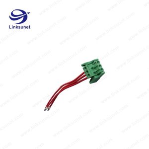 Buy cheap Pich 5.0mm Custom Wiring Harness With Latch Green Terminal Block 3P - PTFE / ETFE from wholesalers