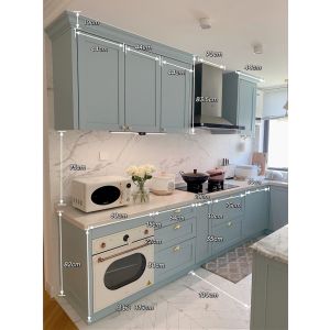 Buy cheap Laminated Modular Kitchen Cupboard Cabinet Set Home Furniture from wholesalers