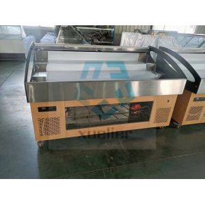 Buy cheap Sliding Door Butcher Meat Freezer Direct Cooling LED Display from wholesalers