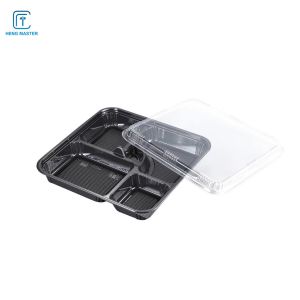 Buy cheap 5 Compartment Microwavable Disposable Plastic Meal Tray product