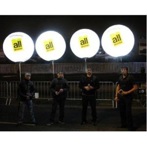 Nightlight Wlaking Backpack Balloon Advertising Inflatables For Live Events ,